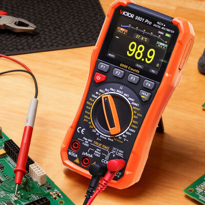 VICTOR 9801Pro Multimètre numérique avec écran TFT