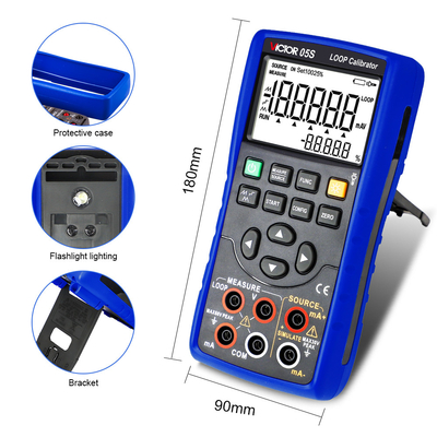 Calibrateur de boucle de courant de haute précision de tension Portable Générateur de signal automatique Calibrateur de boucle de courant