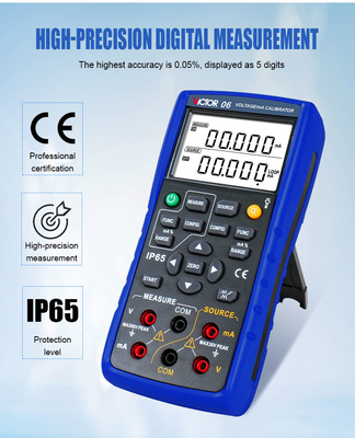 VICTOR 06 V/mA mesure par calibrateur DCV DCA simulant la tension de sortie en courant continu, courant continu